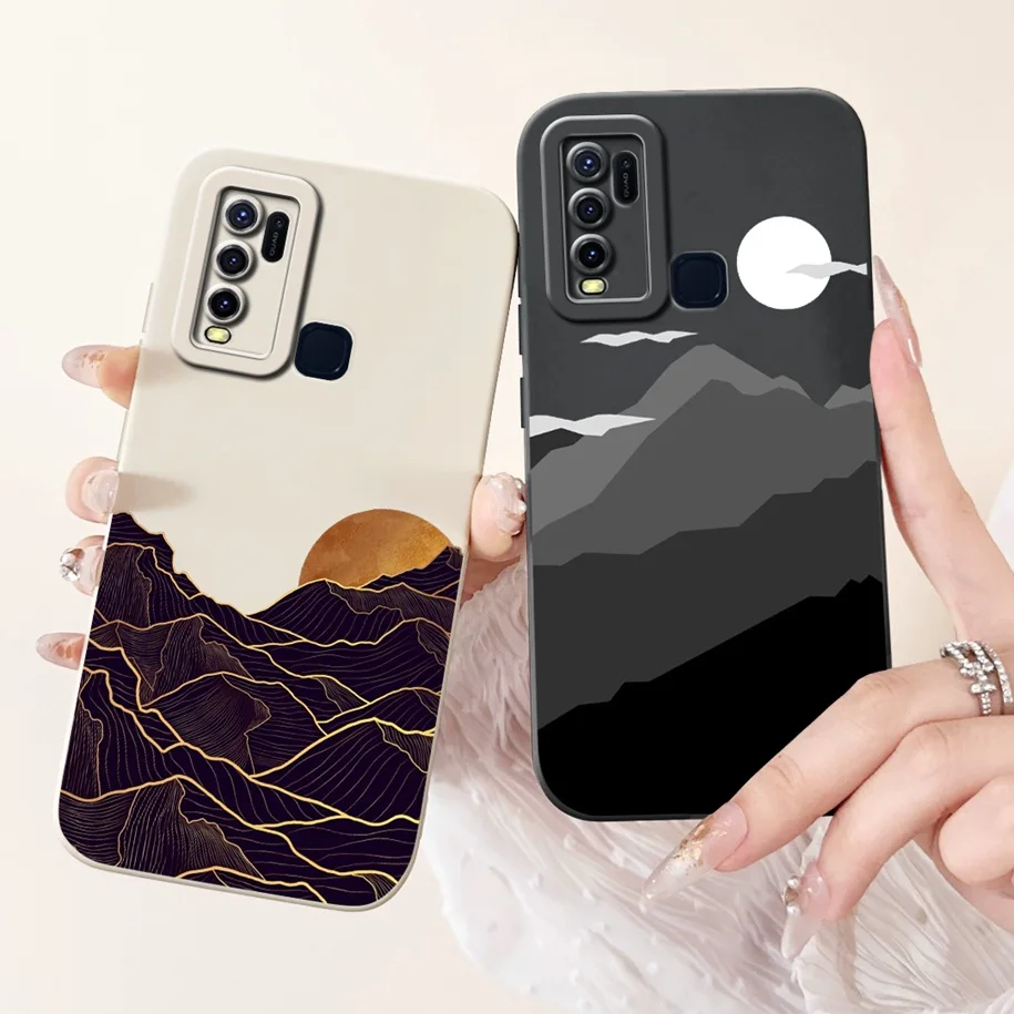 غطاء حماية كامل لـ Vivo ، مصد سيليكون لين ، غطاء مطلي ، حافظة مشهورة ، Y30 ، Y50 ، من VivoY50 ، VivoY30 ، VivoY30 #2