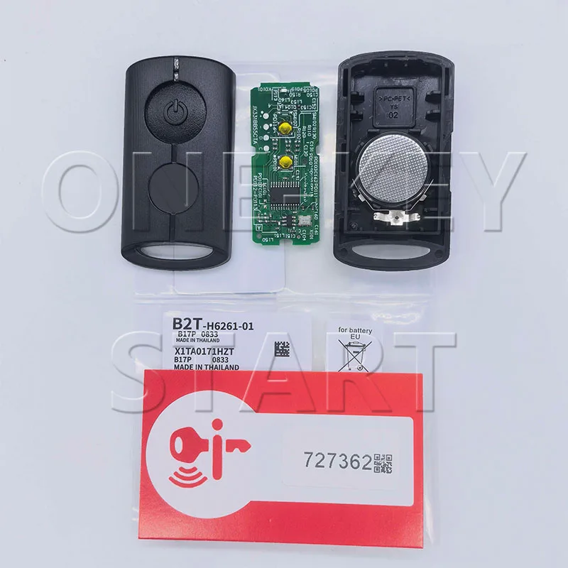 Für Yamaha NVX NVX155 XMAX XMAX300 QBIX AEROX JAUNS Motorrad-Roller-Fernbedienungsschlüssel, Aftermarket, ID49-Chip, 433,92 MHz, 【ONE-KEY START】 – Detail 7