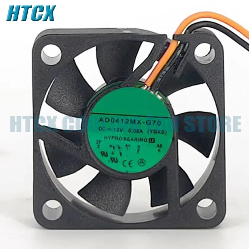 AD0412MX-G70 40*40*10MM DC12V 0.08A 2Pins New Cooling Fan For ADDA Silent Cooler For Micro Devices Power Monitor