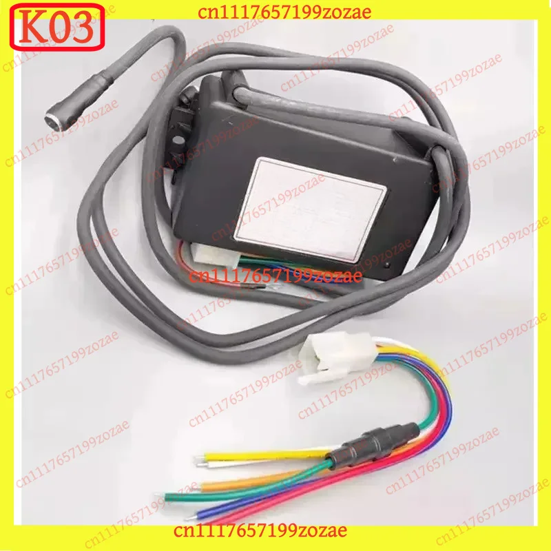 k03 220V Pulse Igniter Controller with Ignition Needle for GX103-220 Natural Gas LPG Burner Stove, Replacement Parts
