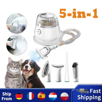 YISORA P20S 5-in-1 Dog Grooming Vacuum, Pet Hair Clipper, 1.2L Dust Box, Low Noise, Dog Cat Pet Hair Trimmer