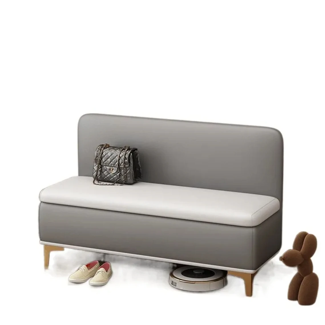 

Shoe Changing Stool Multifunctional Storage Shoe Cabinet Living Room Bedroom Shopping Mall Long Storage Bed End Stool