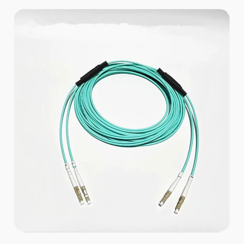 

Multimode OM3 Fiber Optic Jumper LSZH Armored 2 Core,Jacket diameter 3MM Fiber Optic Jumper Anti-mouse Bite LC To SC-FC-ST,300m