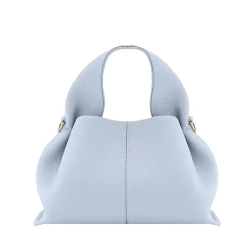 Imagen 2 del producto Bolsa nube de cuero genuino, bolso de bola de masa francesa ligero de lujo, bolso Retro europeo y americano de alta gama, bolso cruzado para mujer