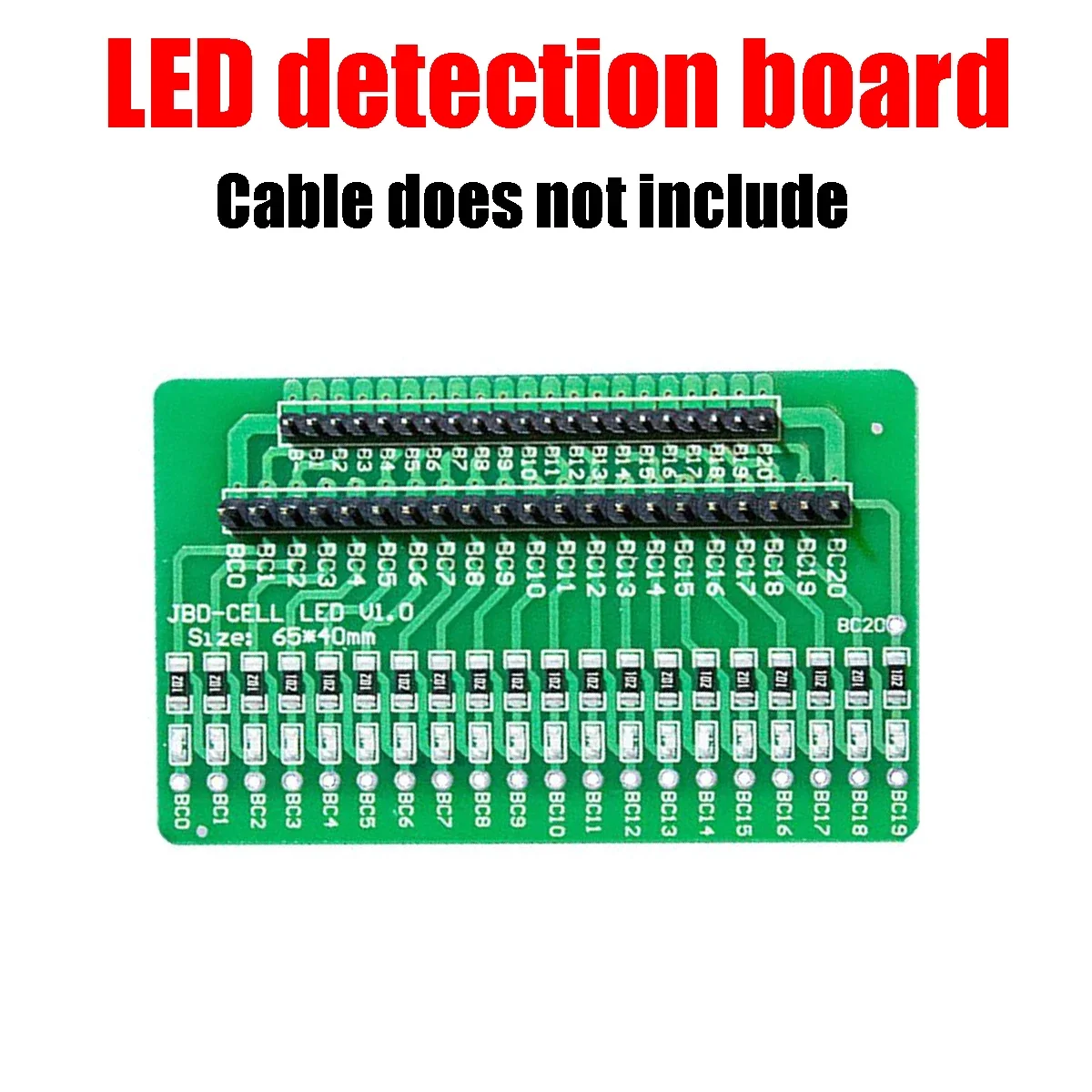 FOR Li-ion LifePo4 Lithium Battery Protection Board 4S 7S 8S 10S 13S 14S 16S BMS 3S 20S LED Detection Board Cable Tester Light