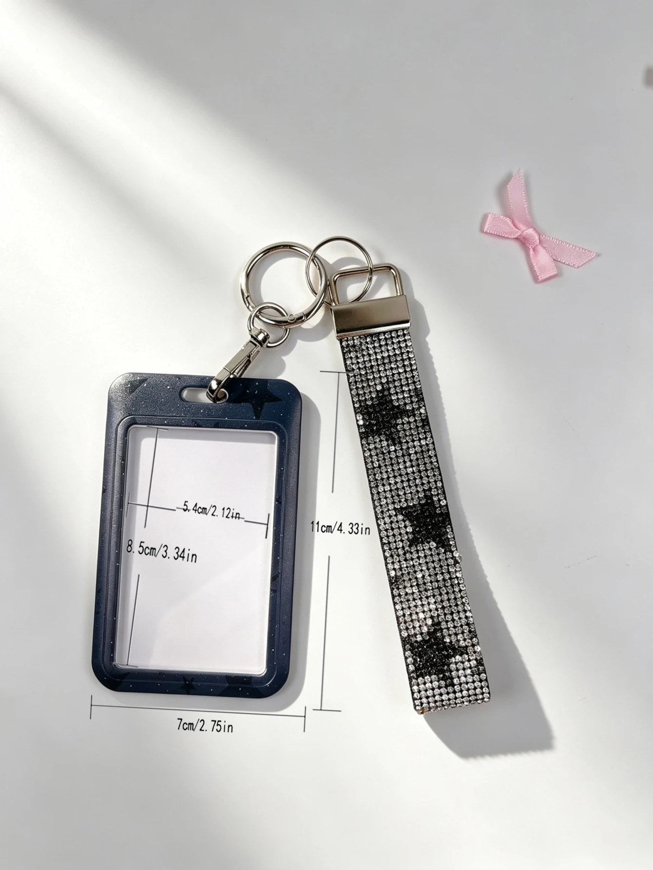 1 Set of Star Wings Printed Card Graphics, Bowknot Bead Pendants, Bag Accessories, Sweet and Cool Y2K Style, Suitable for Decorating Handbags, Crossbody Bags, Backpacks, Bag Charms, Keychains, Etc