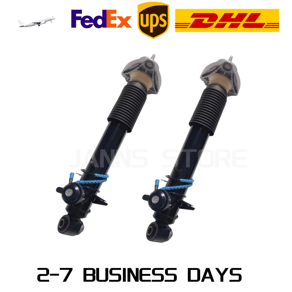 Pair Rear Shock Struts Assys w/EDC Fit for BMW X5 F15 F85 X6 F16 F86 xDrive35i 33527850213, 33527850214, 33527856495, 3352785649