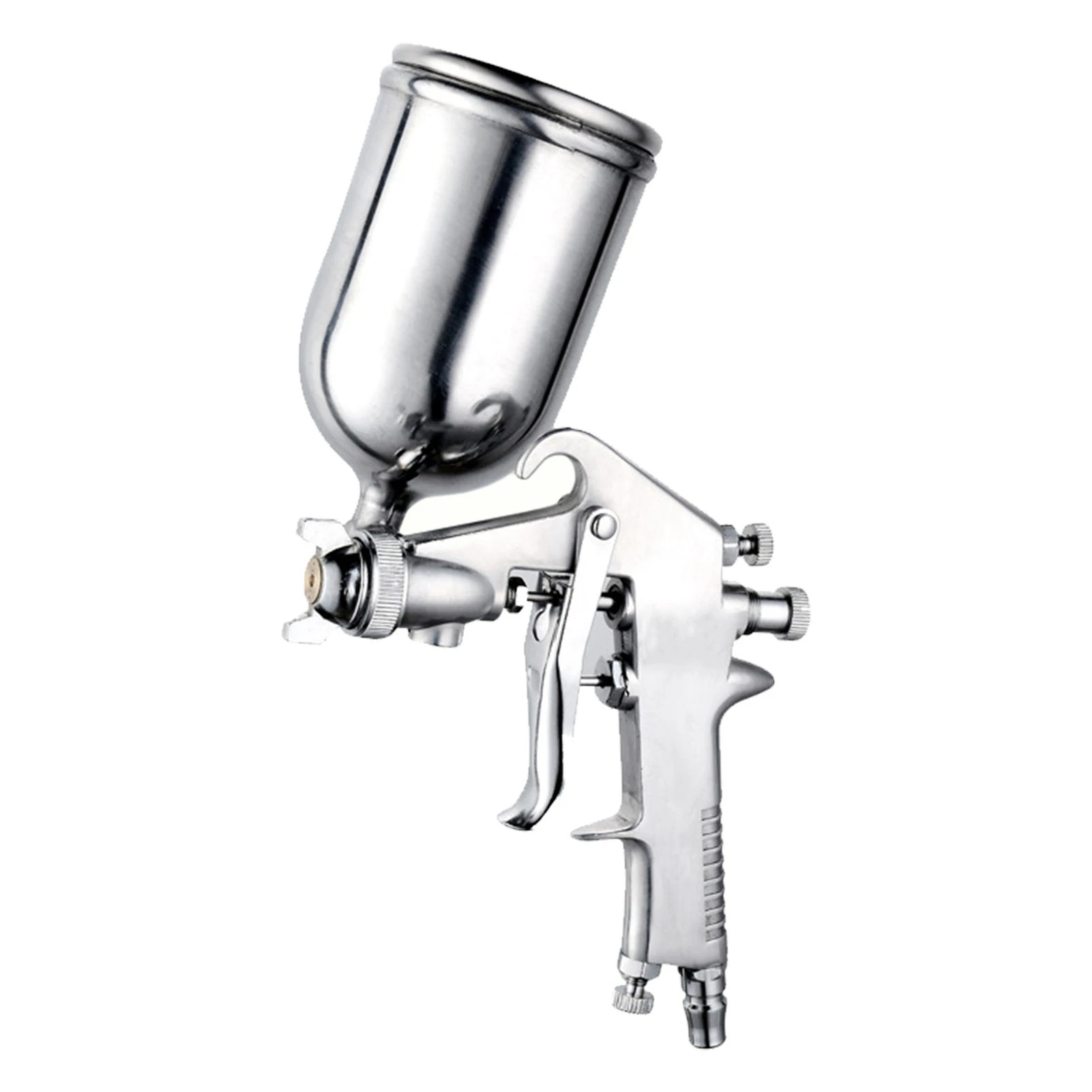 

Пневматический распылитель с верхней загрузкой бачка на 400 мл, подходит для покраски домашней мебели и автомобилей.