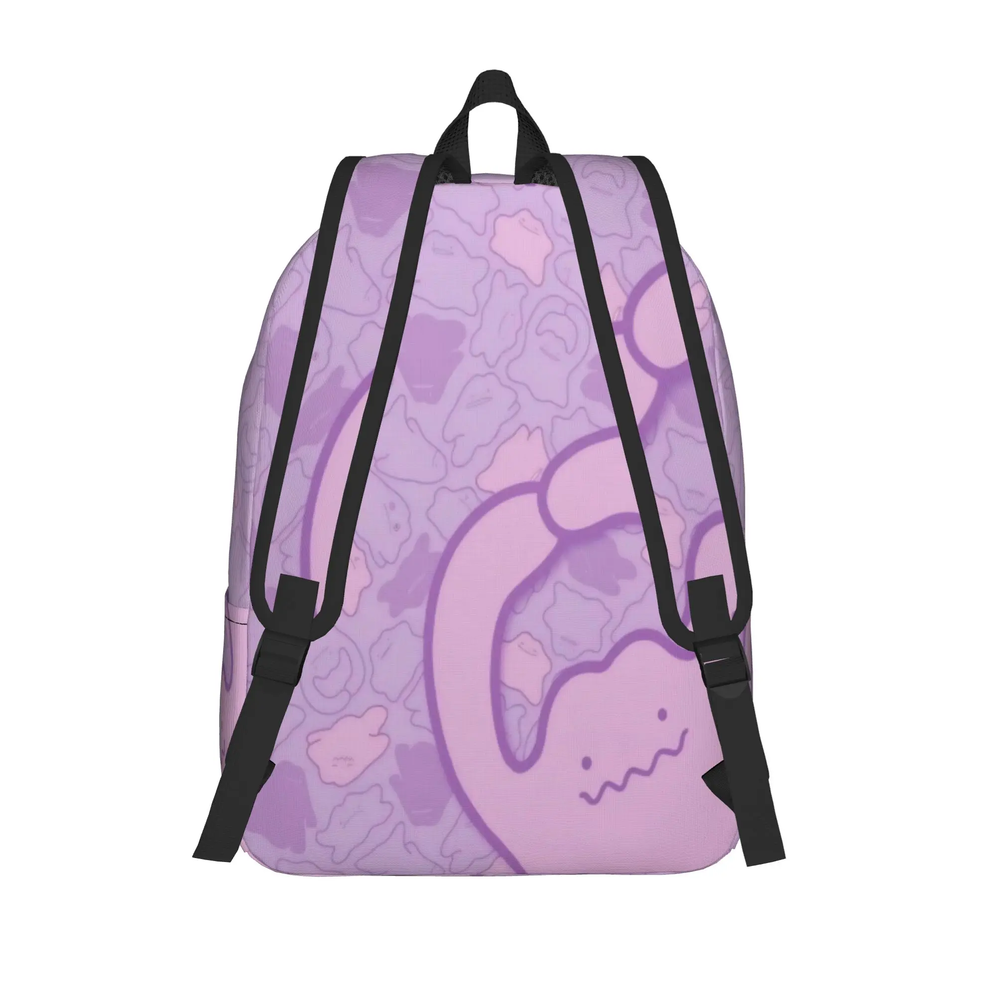Dittoes Transform Purple blob Backpack for Men Women Cool Student Work Daypack Imposter Cartoon College Canvas Bags Durable