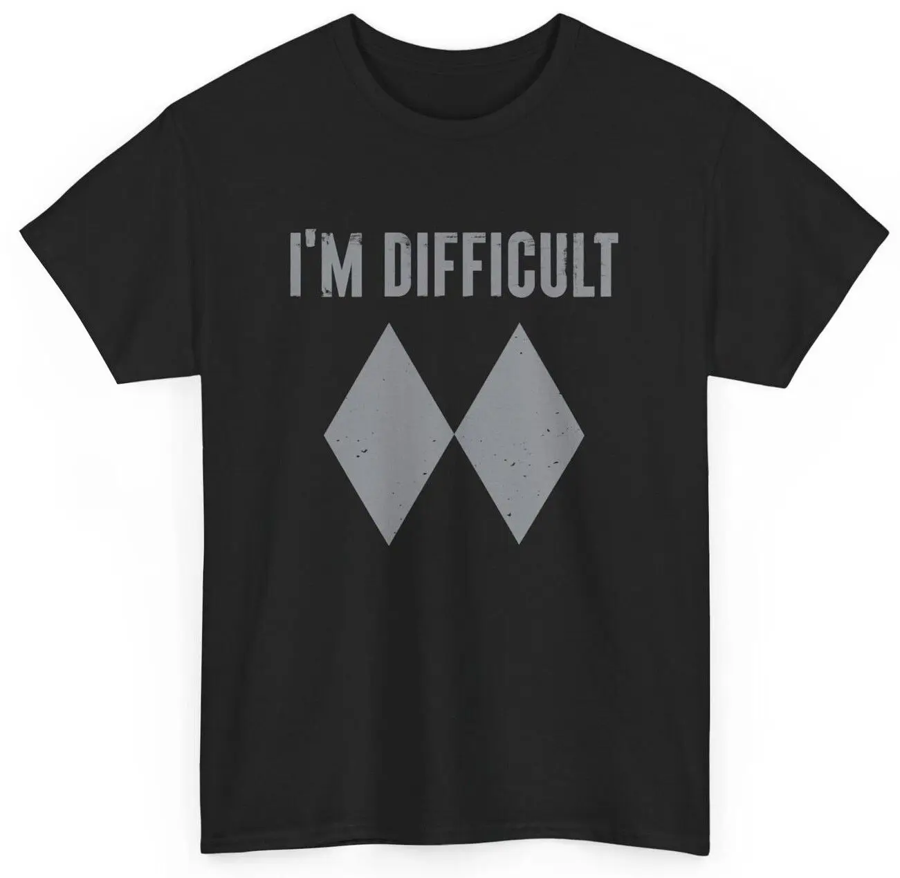 Skiing Shirt, I'M Difficult Skiing Shirt, Skiing Winter Sports Lovers Shirt