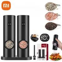 Xiaomi Mijia Electric Grinder Set Intelligent Manual Pepper Mill Coarse and Fine Seasoning Bottle Kitchen Seasoning Grinder