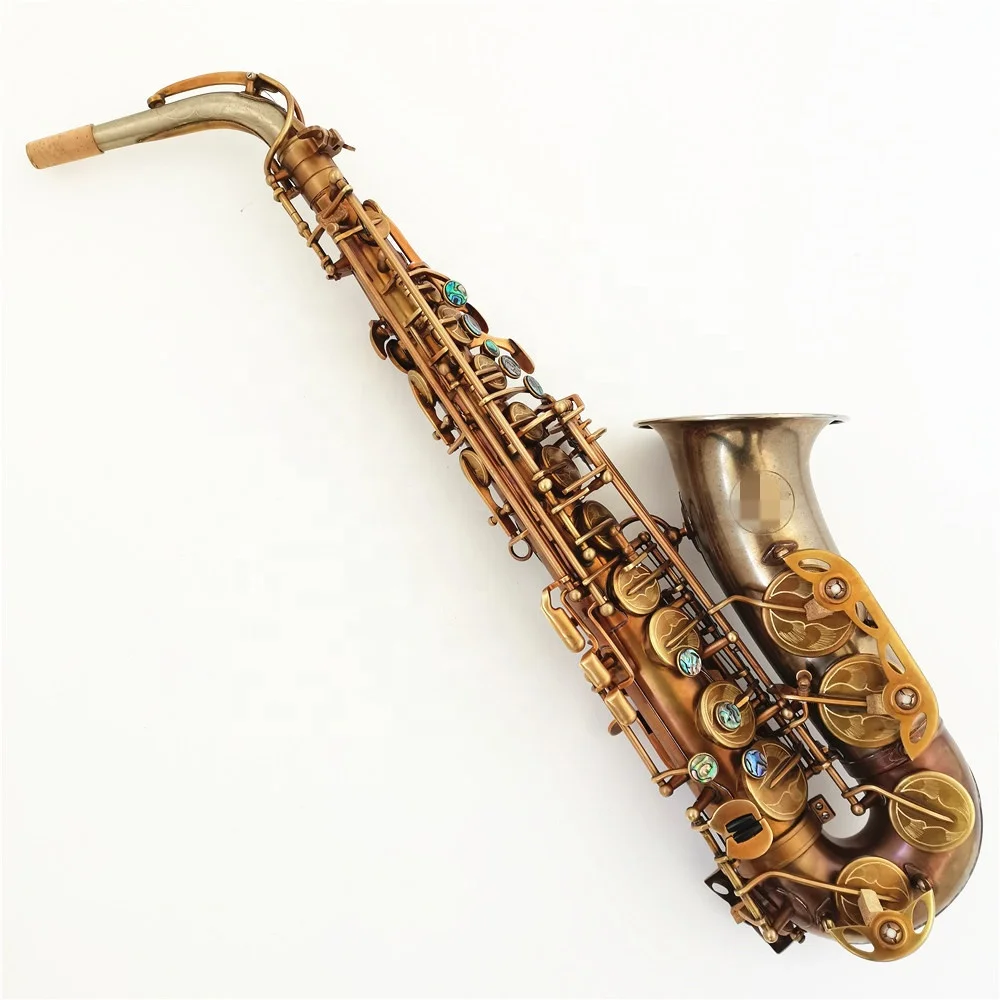 New Material Cupronickel Material Bell Brass Body Vintage Eb Key Alto Saxophone