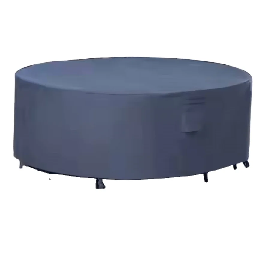 

Уличные пылезащитные чехлы для мебели для патио, водонепроницаемые, не выцветающие, всесезонная защита, небольшой круглый стол, стулья, набор чехлов