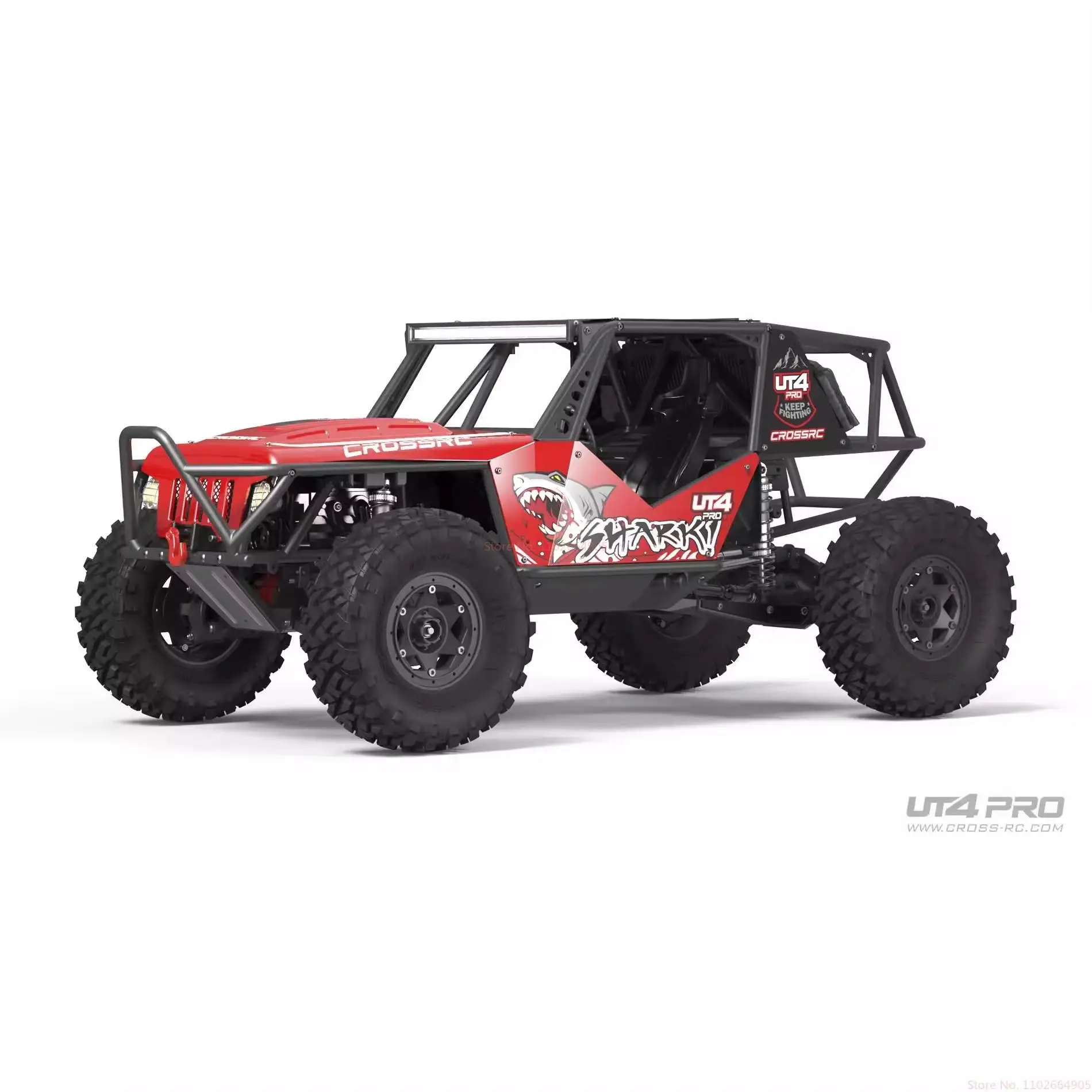 Crossrc Ut4 Pro 1/7 Remote-Controlled Electric Climbing Car High-Speed Off-Road Vehicle Adult Rc Simulation Model Car