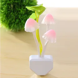 Dropshipping Plug In LED Night Light Artificial Plant Lampshade Home Decoration Light Fixture Energy Saving Corridor Motion Lamp