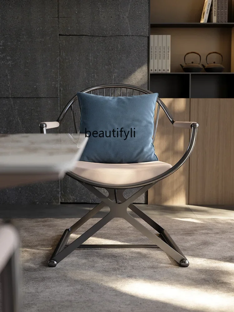 

E1001 ss Легкий роскошный мастер-стул в итальянском стиле Креативный высококлассный стул Высококачественный стул для чайного столика