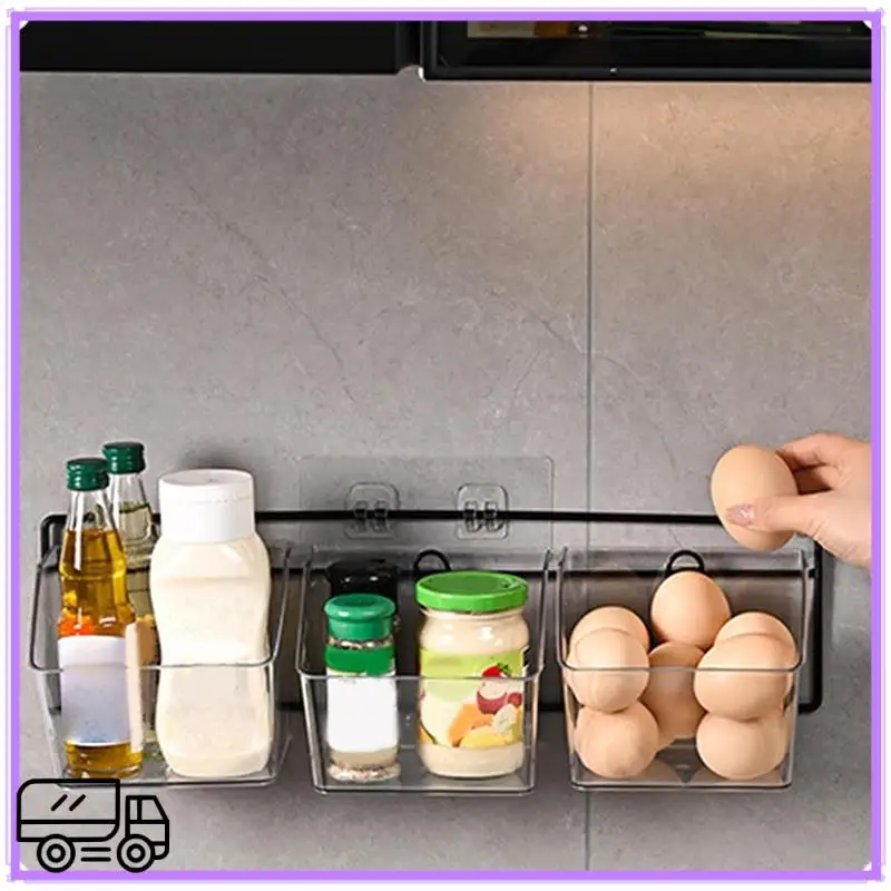 

High Quality 3 Compartments Wall Mounted Ginger Garlic Container Countertop Onion And Potato Storage Box With Metal Rack Durable