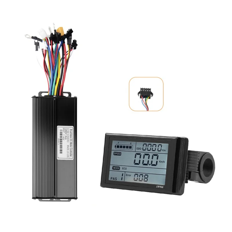 

Brushless Motor Controller+ SW900 LCD Display Kit 35A 1500W For Electric Mountain Bike Scooter 36V 48V 52V Modification