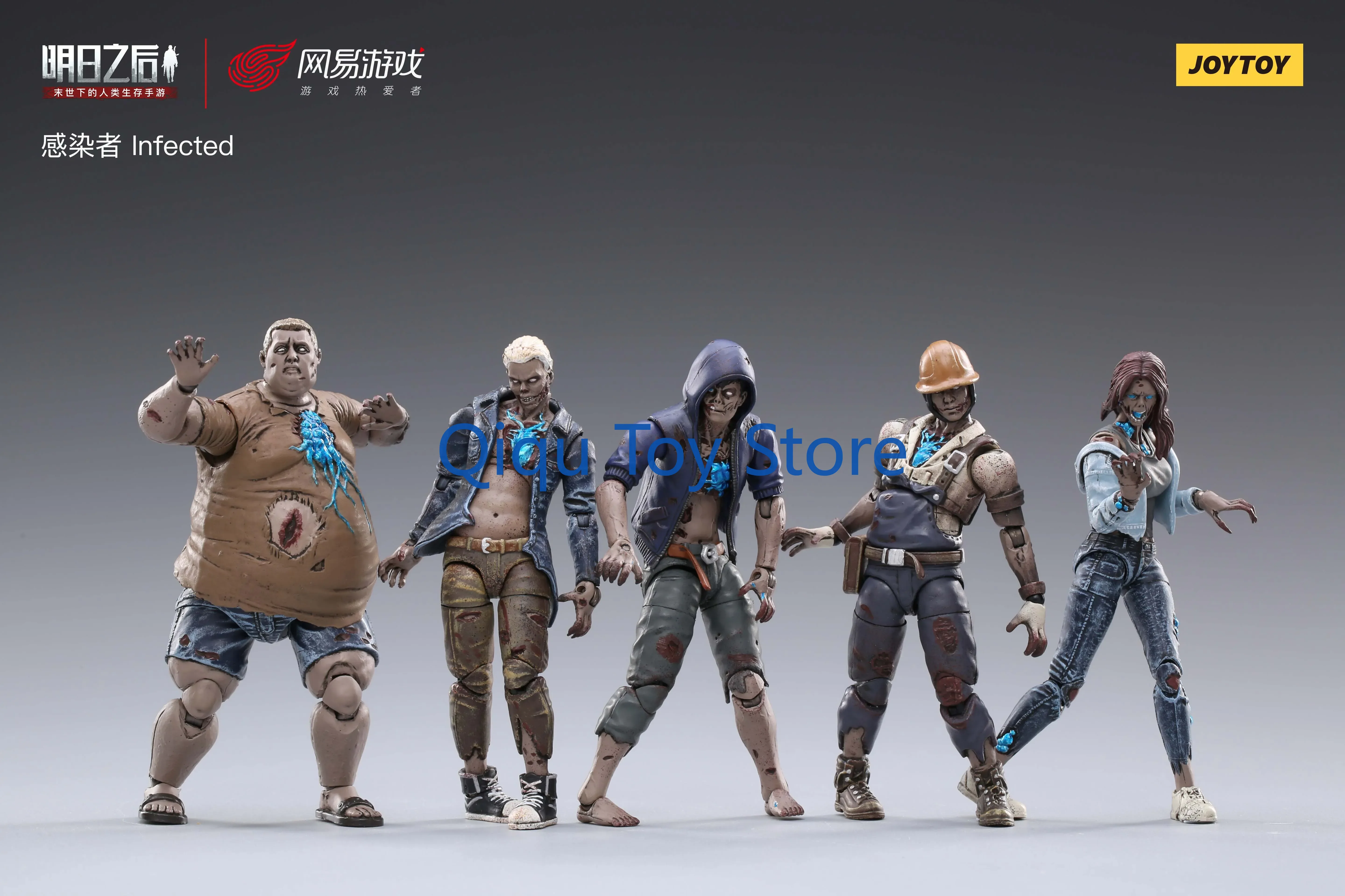 JOYTOY Figurka Akcji 1/18 (5 SZT./ZESTAW) Życie Po Zakażeniu Zombie Anime Kolekcja Model Militarny Resident Evil