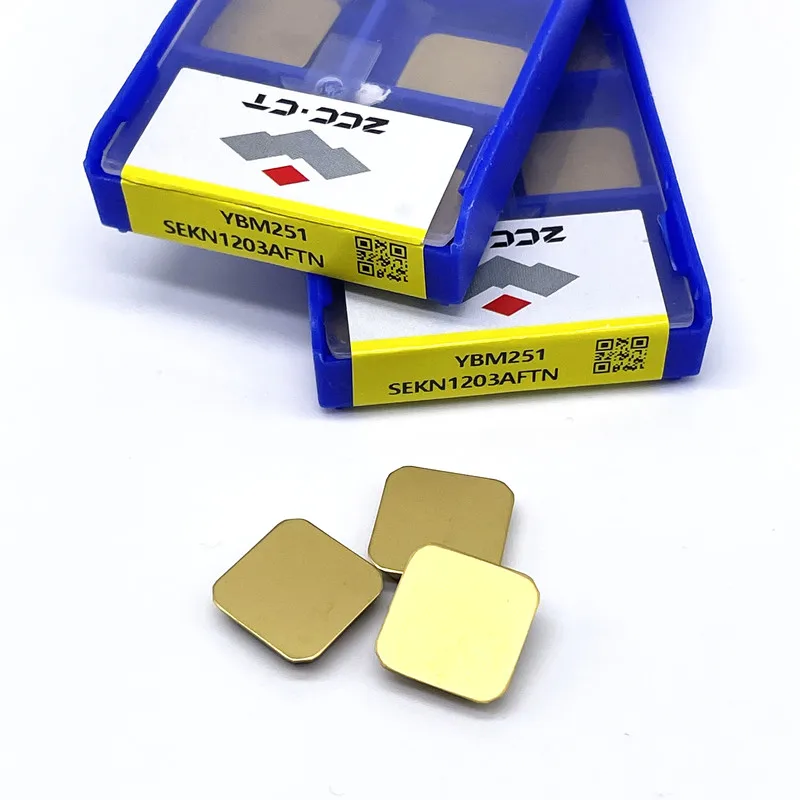 High quality Original SEKN1203AFTN YBM251 Carbide Milling Inserts CNC Lathe Cutting Tool