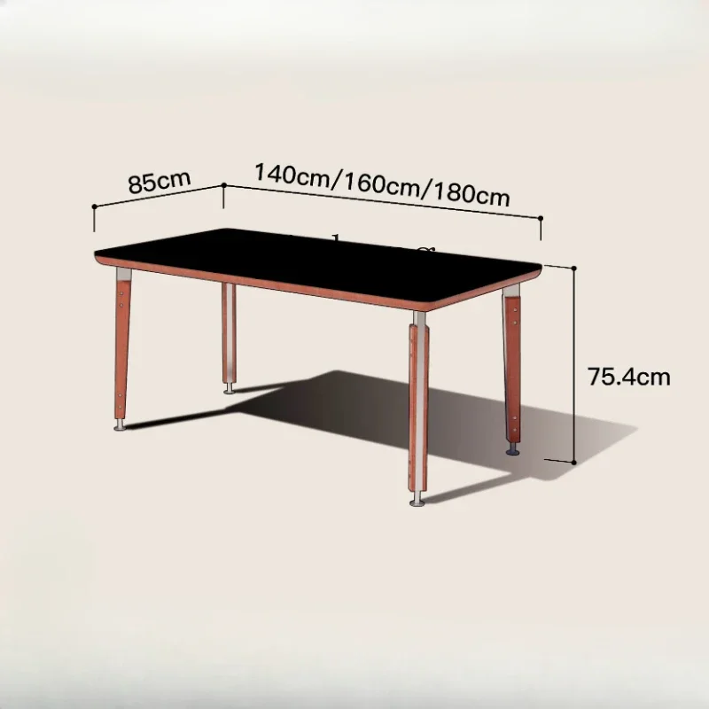 

Tqh Dining Table Vintage Solid Wood Stone Plate Italian Pure White Pure Black Marble Long Table