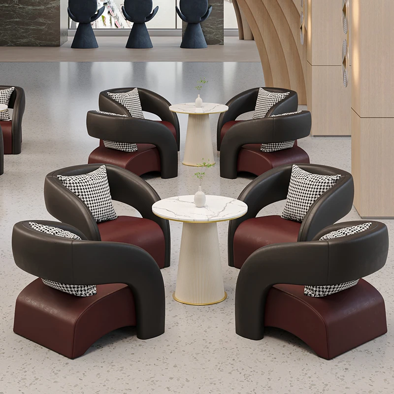 

m Современный салон красоты, диван, приставной столик, скандинавский парикмахерский магазин, повседневные деловые журнальные столики, креативный дизайн, мебель для кафе m