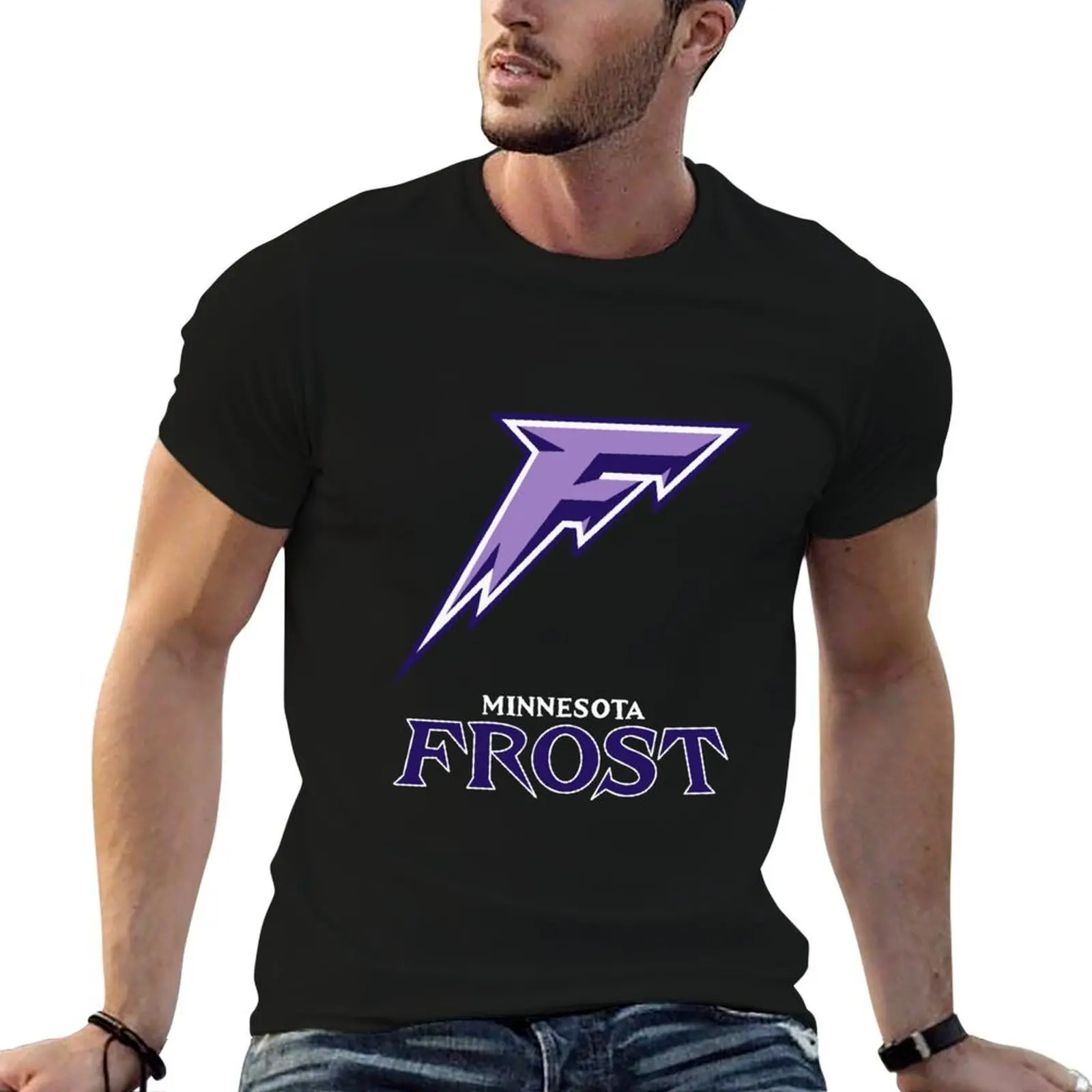 Minnesota Frost PWHL logo T-Shirt t shirts for man slim fit t shirts for man pack white T-Shirt