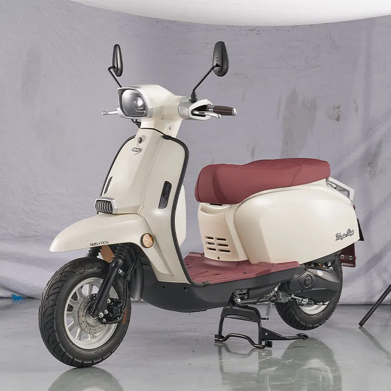 125cc Retro Branded Engine 8300w Gas Motorcycle Single-cylinder 4-stroke Air-cooled Gas Scooter with ABS Brake