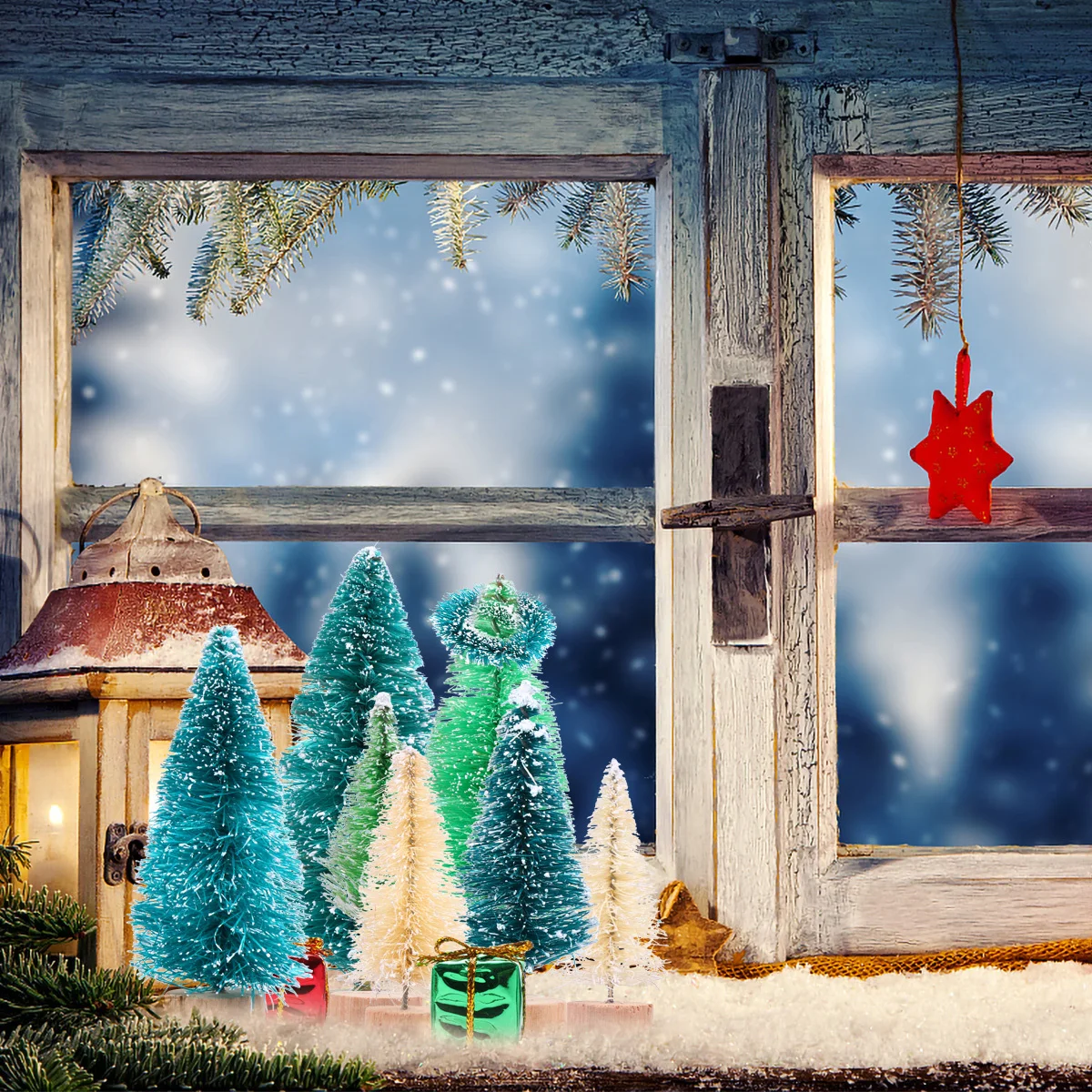 

1Set Artificial Christmas Garland Decoration Fresh Natural Appearance Exquisite Workmanship for Home Ornament Festive Holiday