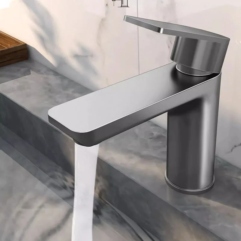 Basin Mixer Faucet Bathroom Toilet Paper Waterfall Matte Water Tap Portable Stand Thermostatic Vintage Robinet Home Improvement