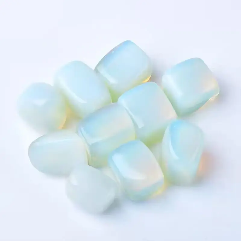 100gNatural opal Crystal Cube Quartz Reiki Polishing Energy Ore House Decoration Ore specimen