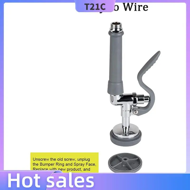 T21C 2X Spray Valve Repair Kit For All Commercial Faucet Sink Dish Sprayer Valve Bumper And Screw Repair Kit