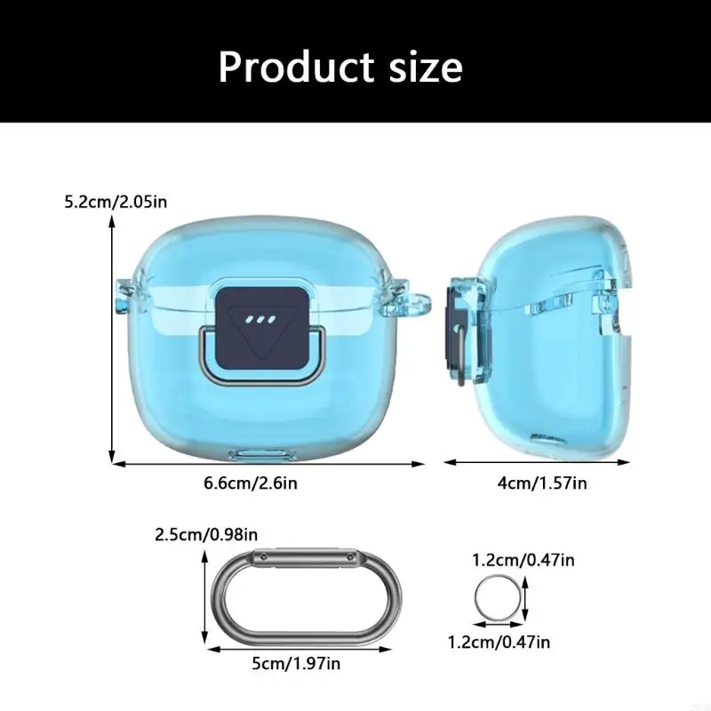 20 CB Schockfeste Kopfhörer weicher TPU -Abdeckungsabdeckungshülle Waschbares Gehäuse wasserdicht