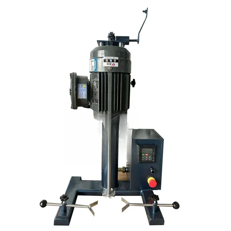 

Small, experimental disperser, mobile, multi-function, hand-cranked stirring disperser