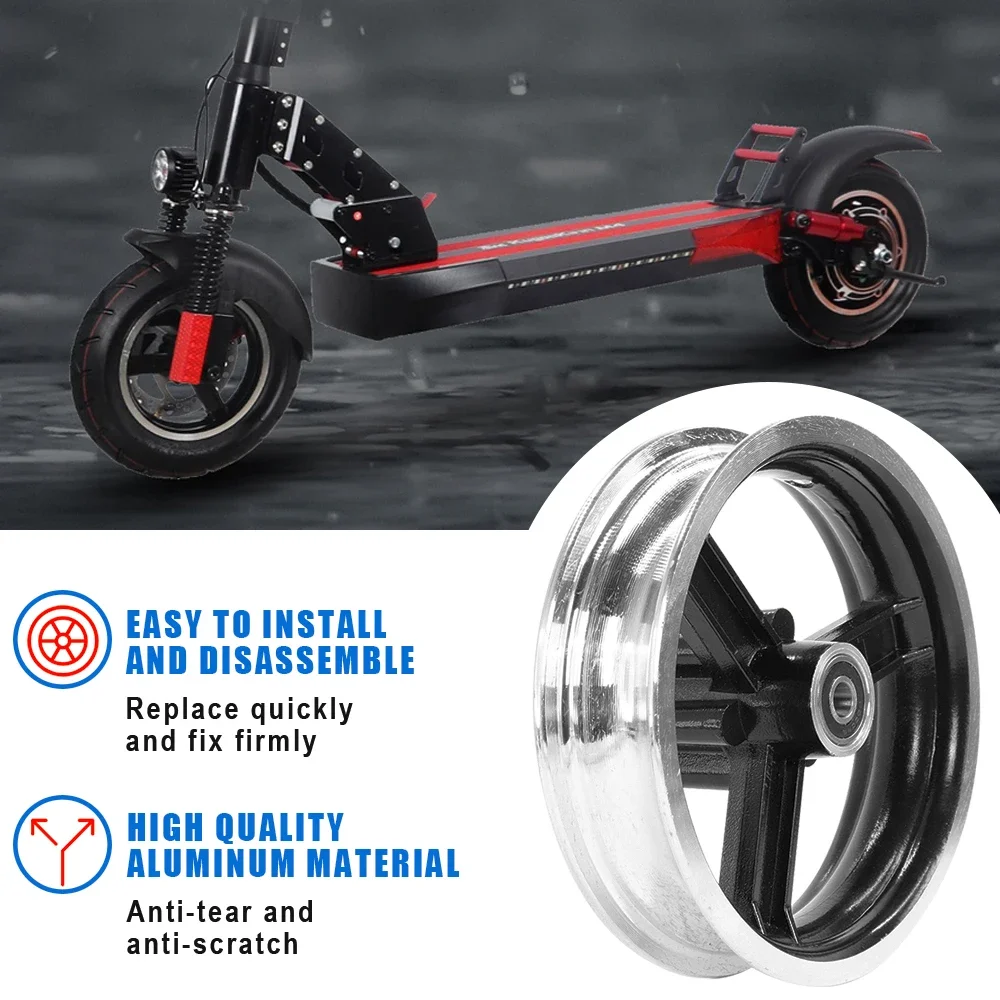 Quick-Assembly Aluminium Alloy Wheel Hub Rim For Kugoo M4/M4 Pro 10 Inch Scooter Split Front Wheel Replacement Accessory