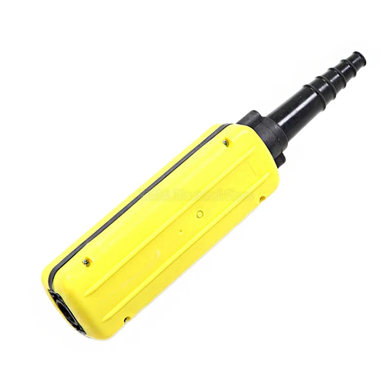 1Pcs XAC-A4713 Rain-proof Type Crane Button Control Switch Box for Hoist Up Down Left Right Emergency Stop Yellow