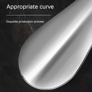 Mini Metall Black Cockfoot, langlebiger Edelstahl, tragbarer Modeschlüsselkette, Accessoires für Schuhhörner, Hilfetool, Easy Transport, 10 cm Hauptverkaufshornschlüssel - №6