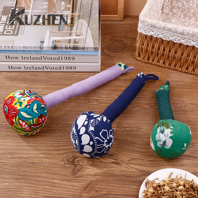 

Relax Knock Massage Tool Wormwood Herb Filling Convenient Percussion Massager Hammer Herbal Medicine Acupoint