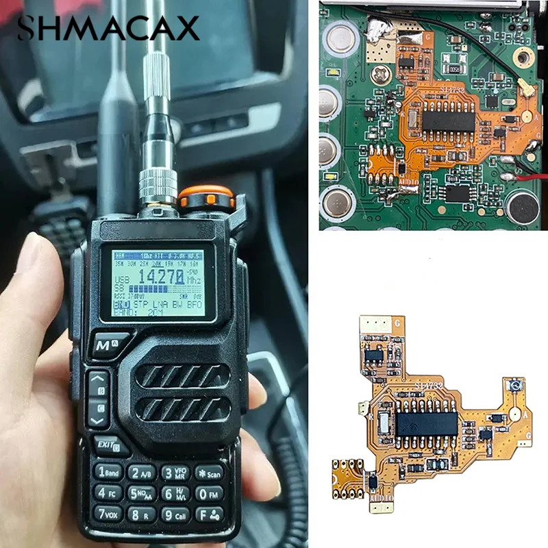 Quansheng UV-K5 Accessorie 용 Uvk5/k6 PLUS FPC 버전 용 새로운 SI4732 칩 및 수정 발진기 구성 요소 수정 모듈