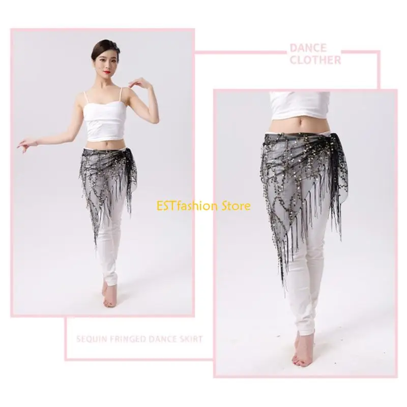 Y5GC Gonne con paillettes brilla Minigonna glitterata Gonna corta con spacco laterale Party Clubwear