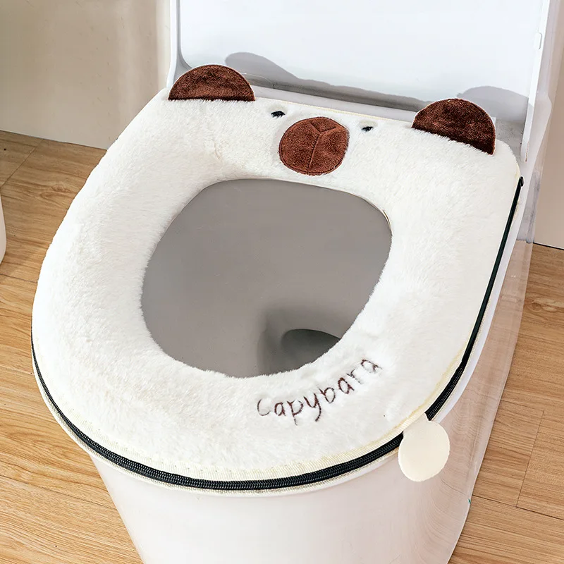 universal Toilet Seat Cushion Warm Winter thick soft toilet seat cover home advanced four seasons Wc Potty Mat pad cape case new