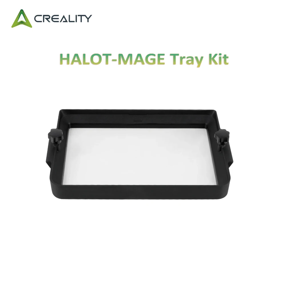 Creality HALOT-MAGE مجموعة صينية 298 × 189 × 30 مم الراتنج فات مجموعة صينية سوداء لملحقات طابعات HALOT MAGE LCD ثلاثية الأبعاد #1