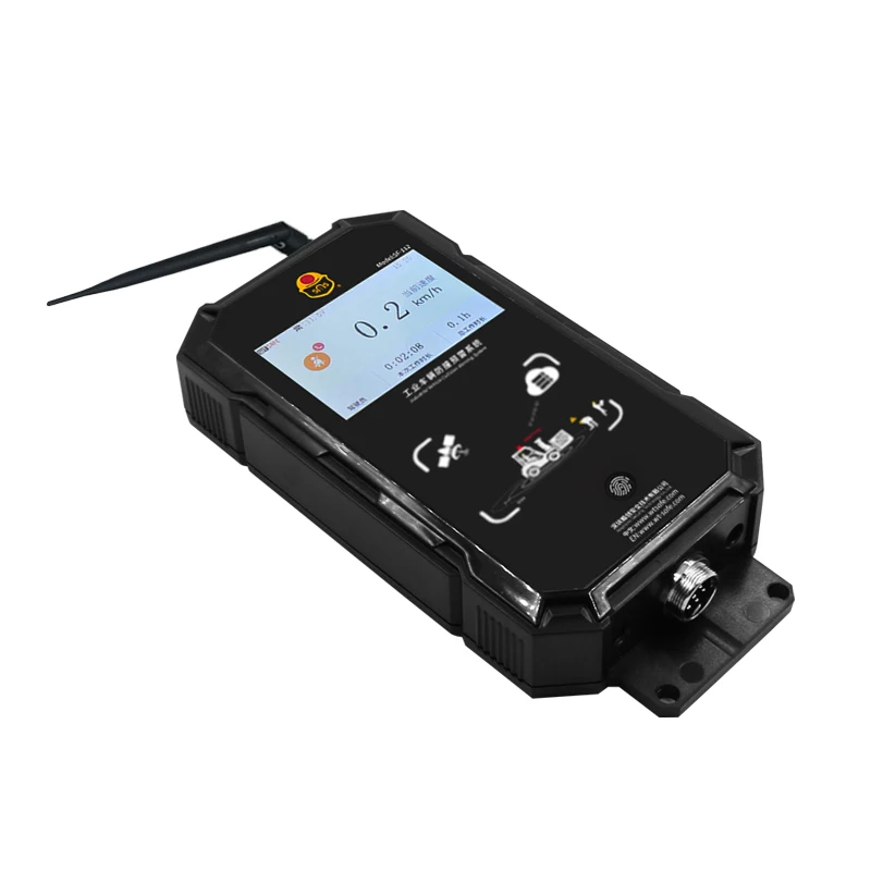 Factory Warehouse Pedestrian Safety Forklift Proximity Warning System Anti-Collision GPRS Network IP65 Waterproof