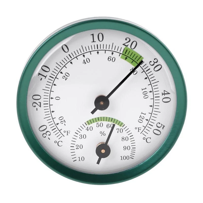 

L9BE Mechanical Humidity Temperature Gauge with Aluminum Alloy for Shell for Home Off