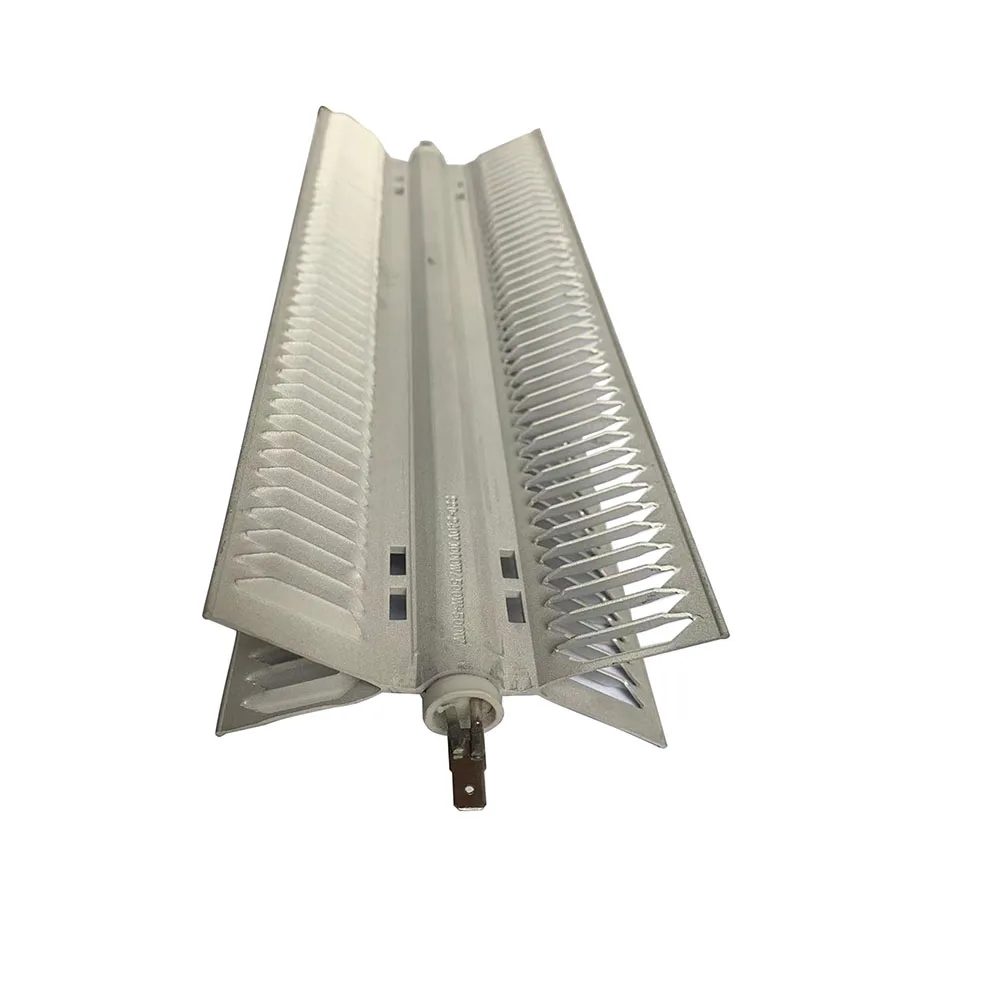 310mm 230V 1000W Aluminum fin Heating elements x-shape electric heating pipe Fan heater baseboard Heater parts