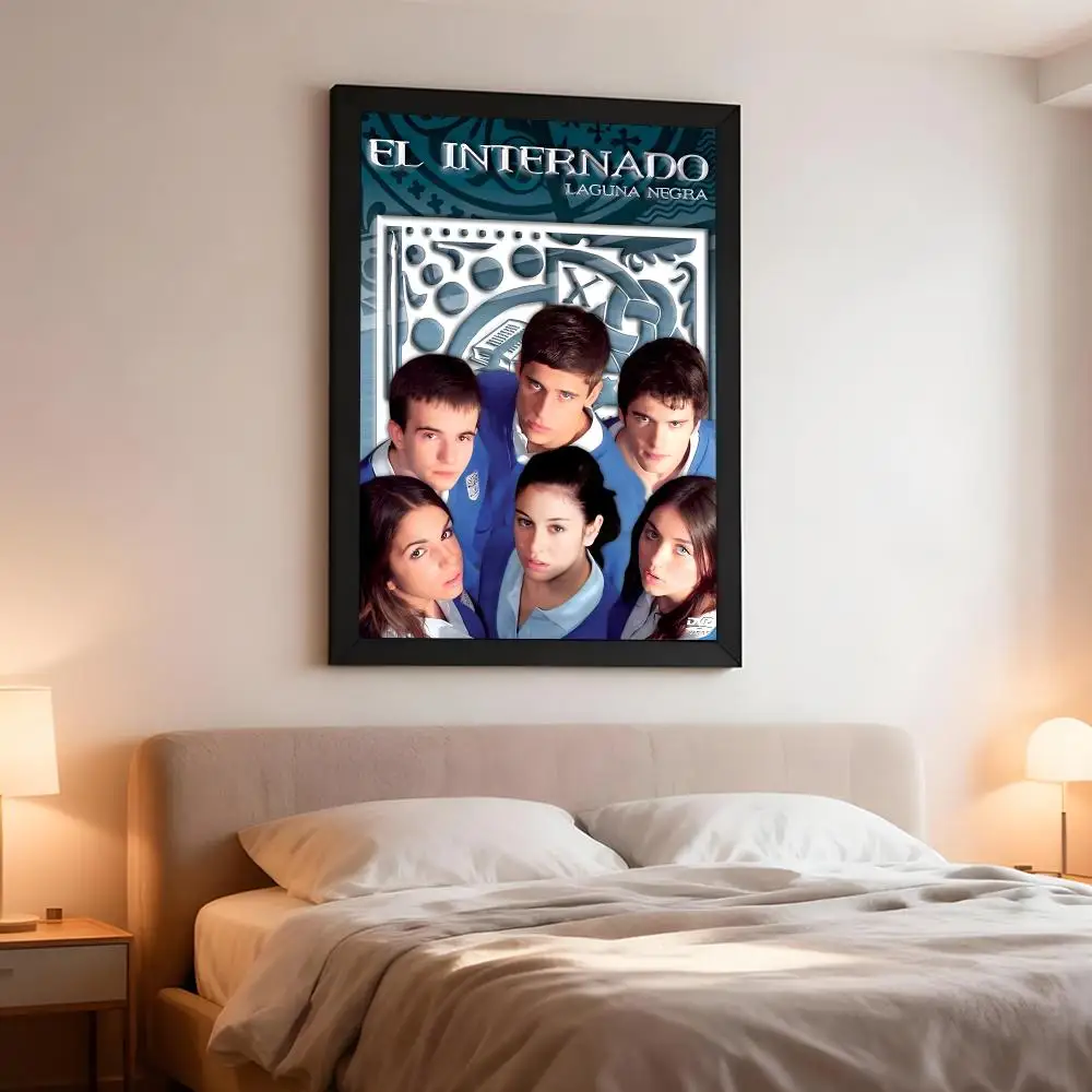Series Thriller E-El Internado Poster Artistic Peel-Off Wall Decor, Indoor Outdoor Home Ornament for Collectors