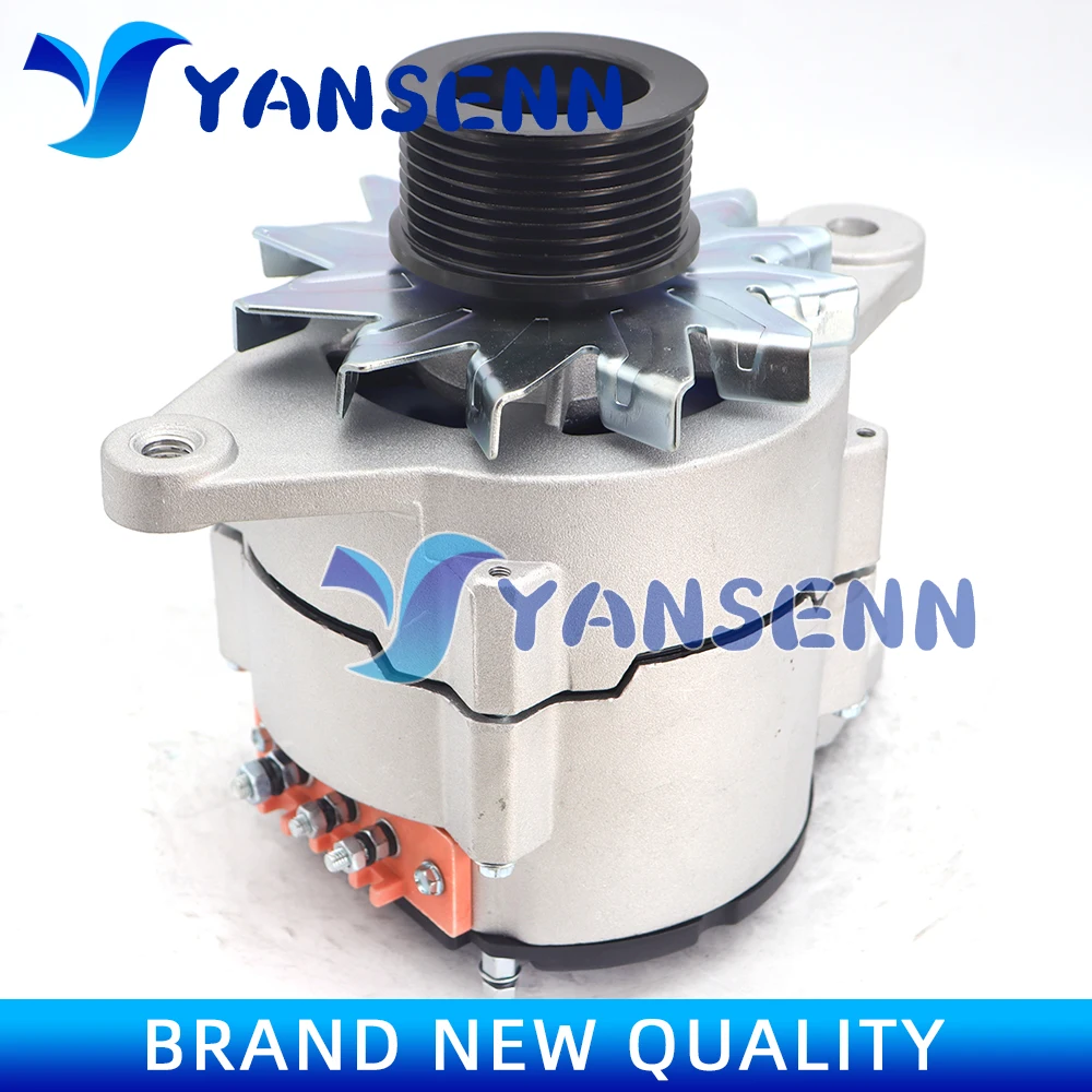 

45A 28V CW 8-Groove Alternator For Cummins 4BT, 6BT, 6BTA, 6CT, 6BT5.9 Engines DCEC 4938600 C4938600 37N-01010