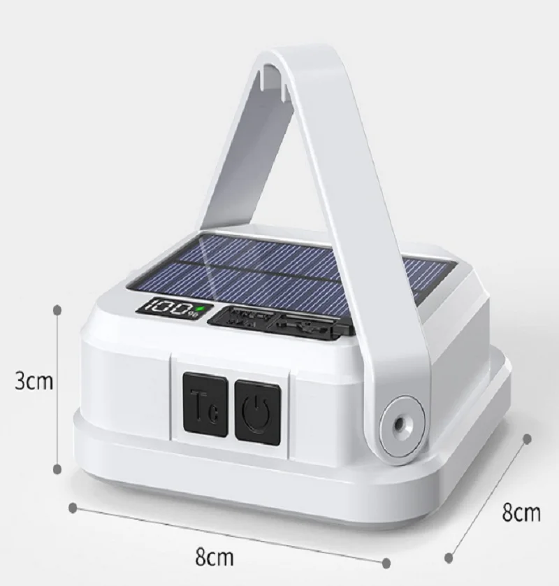 Lâmpada de camping LED solar recarregável — foto 6
