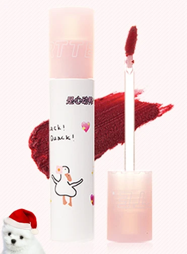 Duck Lip Mud Matte Finish Velvet Lip Lacquer Lip and Cheek Dual-Use Lipstick