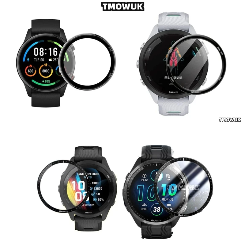 

For Garmin Forerunner 158 165 245 255 255s 265 265s Full Cover Screen Film 3D Flexible Anti - Fingerprint